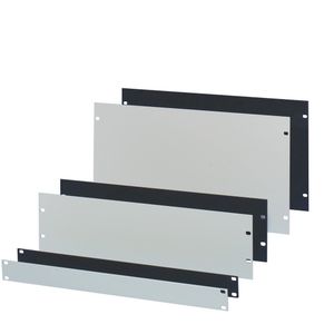 Blindplaat - Lichtgrijs - 3 mm - Voor 19-inch Racks - 2 HE