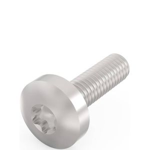 SCHROFF Śruba krzyżakowa , Torx, functie GND, staal ocynkowana, M4 14 mm, 10 stuks