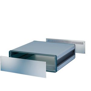 Schroff Achterwand - RUECKWAND 4HE 84TE ELOX., Accessoires voor serverkasten