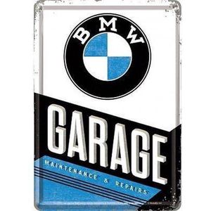 BMW Garage Metalen Postcard 10x14 cm
