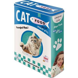 Tinnen blik XL Cat Food