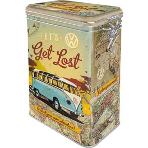 Nostalgic-Art VW Bulli - Get Lost - cadeau-idee voor VW Bus - container met aromadeksel - vintage design 1,3 liter