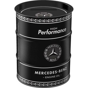 Spaarpot - Mercedes-Benz - Nostalgisch ontwerp - Mattschimmerend - 600 ml