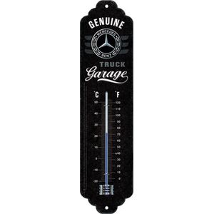 Nostalgic-Art Daimler Truck Retro thermometer 7 x 28 cm garage cadeau-idee voor vrachtwagenchauffeurs van metaal vintage