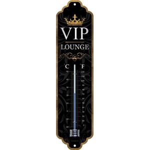 Nostalgic-Art VIP Lounge Retro thermometer, 7 x 28 cm, cadeau-idee voor een speciaal iemand van metaal, vintage design