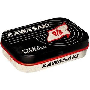 Nostalgic-Art Kawasaki - Tank Logo - pillendoos, 1 stuk
