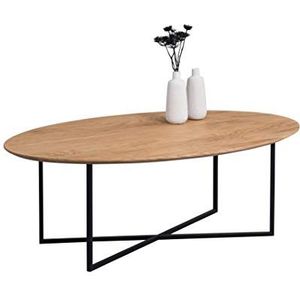 HomeTrends4You Keno 3 salontafel, hout, bruin, lengte 115 cm, breedte 70 cm, hoogte 40 cm