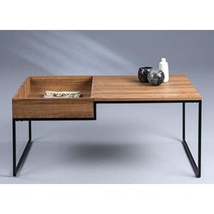 HomeTrends4You Benno salontafel van hout, 105 x 45 x 66 cm, bruin