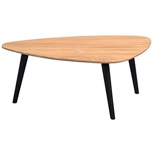 M2 Kollektion Elanda 1 salontafel, eiken, bruin, zwart, B/H/D = 92x36x60cm
