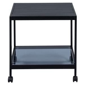 M2 Kollektion TAGO salontafel, metaal, zwart, 50 x 50 x 50 cm