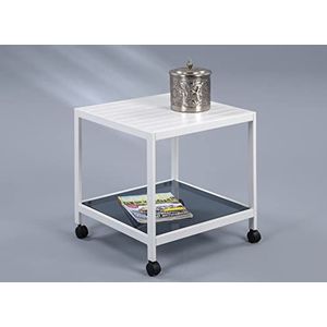 M2 Kollektion TAGO salontafel, metaal, wit, 50 x 50 x 50 cm