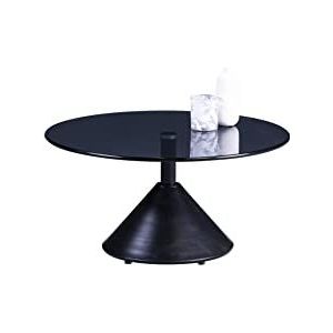 M2 Kollektion Montreal 2 salontafel, metaal, 80 x 40 x 80 cm, zwart