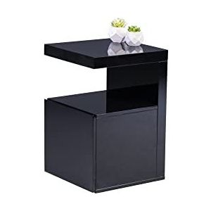 M2 Kollektion Pam Table d'appoint en bois, noir, 40 x 60 x 40 cm