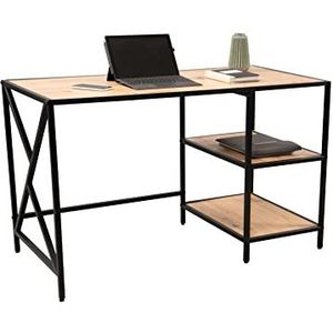 M2 Kollektion Brisbane bureau, houtmateriaal, decor artisaneiken, 120x74x60