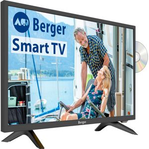 Berger smart tv met dvd-speler 27 zoll