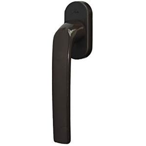 Roto TS10708 Original Samba Deurbeslag Handvat met Logo, Stiftlengte 43 mm, Zwartbruin