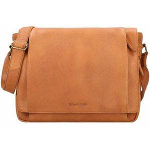 Greenland Nature Nature Messenger Leer 39 cm Laptopcompartiment braun