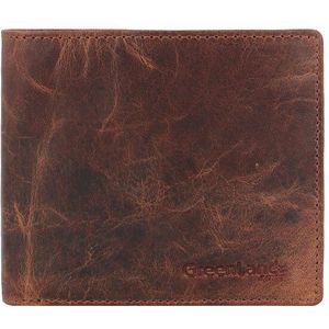 Greenland Nature Montana Portemonnee RFID Leer 12,5 cm braun