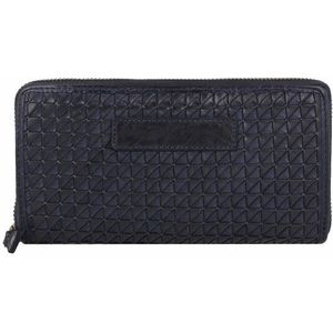 Greenland Nature Femi & Nine Portemonnee Leer 20 cm  blauw