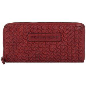 Greenland Nature Femi & Nine Portemonnee Leer 20 cm red