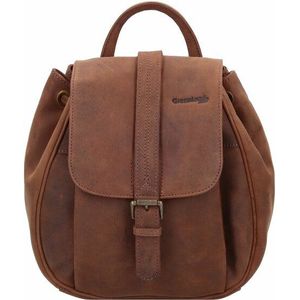 Greenland Nature Montenegro City Rugzak RFID Leer 25 cm  bruin