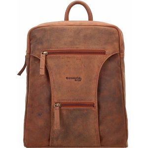 Greenland Nature Montenegro City Rugzak Leer 32 cm  bruin