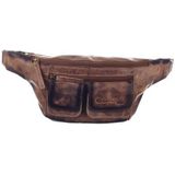 Greenland Nature Mascu & Line Fanny Pack RFID Leer 21 cm  bruin