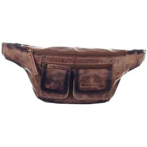 Greenland Nature Mascu & Line Fanny Pack RFID Leer 21 cm braun