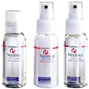 Elkaderm Neutrea Sensitive 5% Urea Mini Set - 3x50ml - Shampoo
