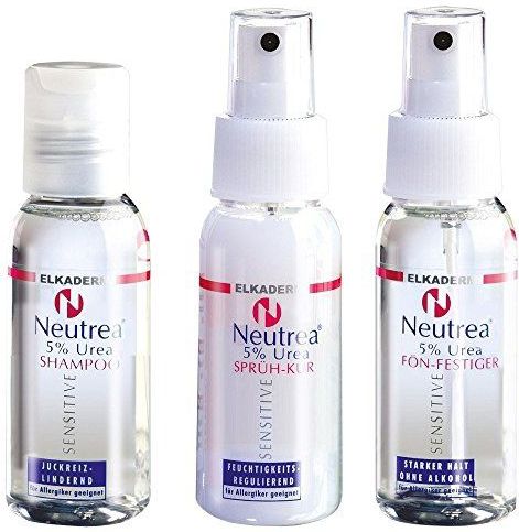 Elkaderm Neutrea Sensitive 5% Urea Mini Set - 3x50ml - Shampoo