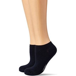 Camano Silky Feeling Sneakersokken unisex 35/38 Marine 2 PACK naadloos zonder knellende elastiek