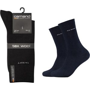 Kniekousen - Middelhoog - Zwart - Wol/Synthetische Vezels