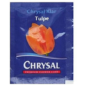 Chrysal Clear tulp - snijbloemenvoeding in poedervorm 5 g - bloemenvers voor tulpen - 100 stuks