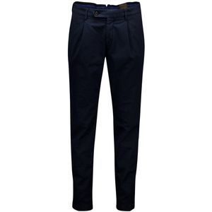 Gardeur - Pantalon - Donkerblauw - Katoen