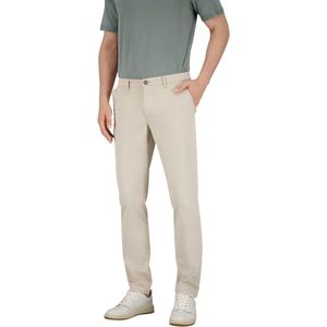 Gardeur Pantalon - Crème - Katoen - Effen - 5-Pocket Model
