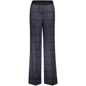 Gardeur - FERGIE6 - Wide Leg Pantalon - Grijs/Blauw