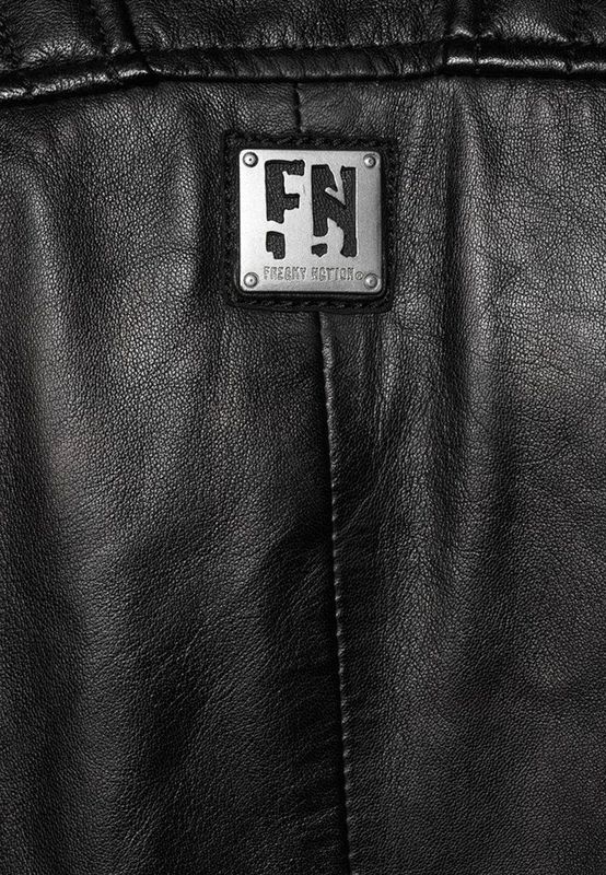 Leren Jas - Zwart - 100% Leer - Aansluitende Pasvorm - Lange Mouwen