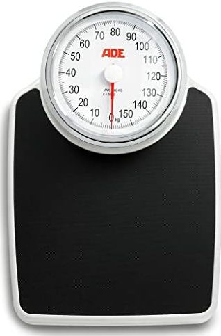 ADE M308800 Weegschaal - Analoge - Metaal - Antislip Oppervlak - Nauwkeurig tot 160 kg