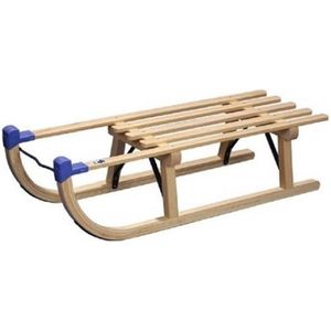 AlpinaFun Slee hout model Davos 90cm bruin Hout AlpinaFun Slee (90.0000cm x cm)