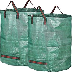 Opvouwbare Pop- Up Tuinafvalzakken 120 liter- set van 2 stuks.