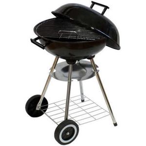 Koepelbarbecue op wielen (Ø 43 cm)