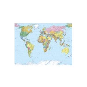 Fotobehang World map