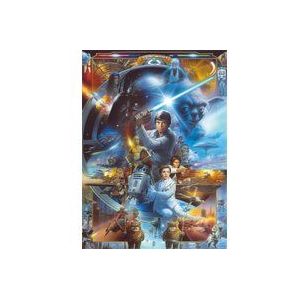 Komar Behang, wanddecoratie, Jedi Ridder, rebel, kinderkamer, 4-441 fotobehang van papier Star Wars Luke Skywalker Collage, 184 x 254 cm, 4-delig, papier, kleurrijk