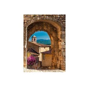 Komar - fotobehang FRANCE - 184 x 254 cm - behang, muurdecoratie, Frankrijk, Provence, bergdorp, bergen, steen - 4-990
