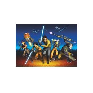 Komar Fotobehang van papier | Star Wars Rebels Run | Star Wars, Disney, Kinderkamer | Afmetingen: 368 x 254 cm | 8-486
