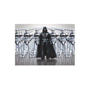 Komar Star Wars Imperial Force Darth Vader Stormtrooper behang muurschildering, Vinyl, zwart/wit, 368x0,2x254 cm