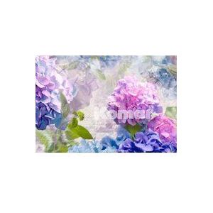 Komar 8-705 368 x 254 cm ""Otaksa hortensia bloem bloemen"" behang muurschildering - paars (Pack van 8)