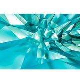 Komar - fotobehang 3D CRYSTAL CAVE - 368 x 254 cm - behang, muurdecoratie, design, abstract, diamant, glas - 8-879