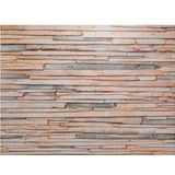 Komar Fotobehang | WHITEWASHED WOOD | 368 x 254 cm | behang, houtwand, houtlook, planken | 8-920