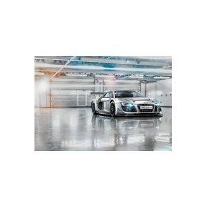 Komar Fotobehang | Audi R8 LE MANS | 368 x 254 cm | behang, muur, decoratie, wandbekleding, wanddecoratie, raceauto, garage, snel, auto | 8-957
